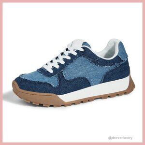 Women's Platform Canvas Sneakers Lace-Up Retro Fashion Casual Walking